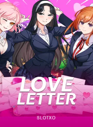 สาวนักเรียนสไตล์อนิเมะสามคนจากผลงานเกม Love Letter ค่าย SLOTXO
