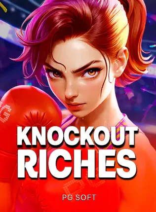 นักมวยหญิงผมแดงพร้อมประลองฝีมือ Knockout Riches ค่าย PG SOFT